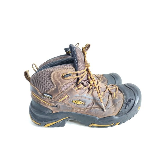 Keen Utility Braddock Hiking Boots Brown Mens 9 D Dry Waterproof Rubber USA Made main image 8